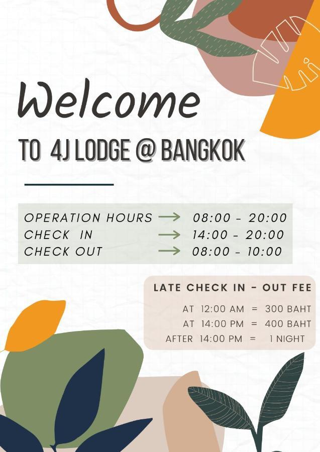 4J Lodge Bangkok Eksteriør bilde